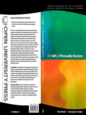 cover image of The Self and Personality Structure